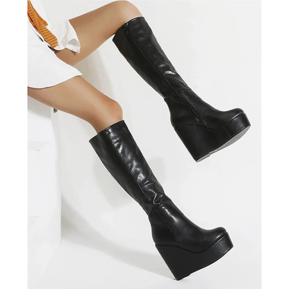 Funki Findz | Boots | Women's High Luxury Gothic Platform Boots