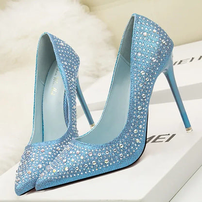 Funki Findz | Shoes | Women's Rhinestone Sparkly Prom Shoes