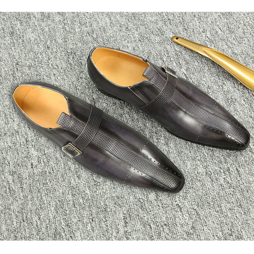 Funki Findz | Shoes | Men's Genuine Leather Formal Dress Shoe