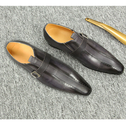 Funki Findz | Shoes | Men's Genuine Leather Formal Dress Shoe