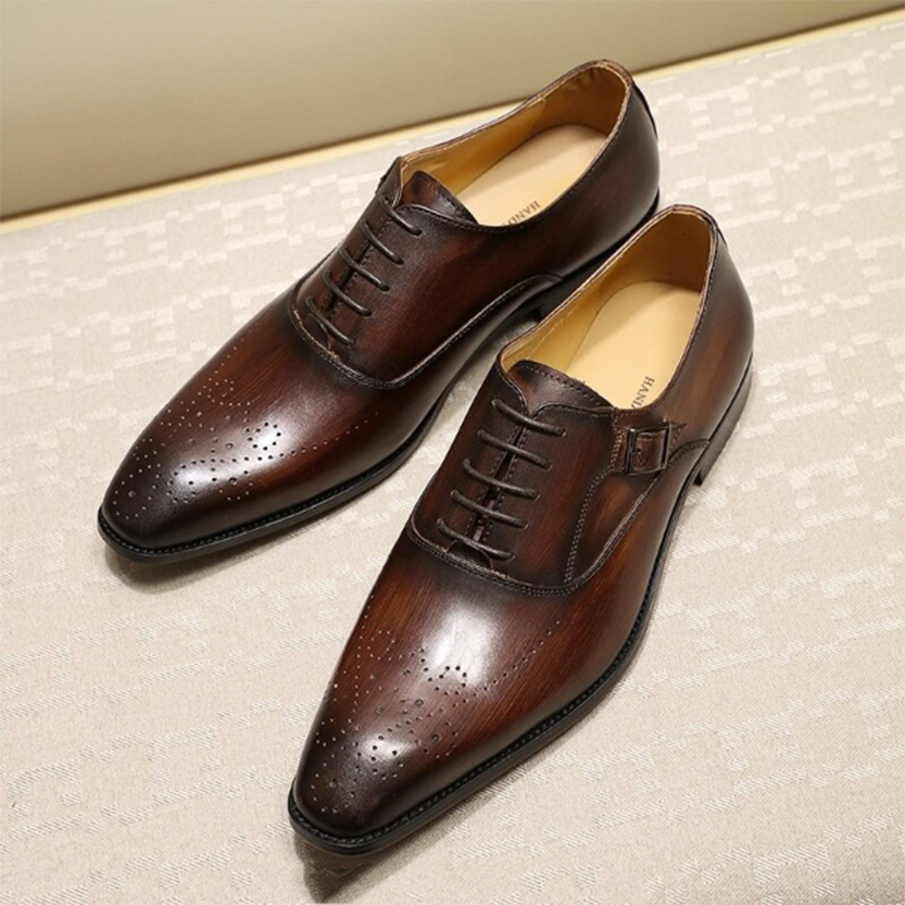 Funki Findz | Shoes | Men's Luxury Genuine Leather Dress Shoe