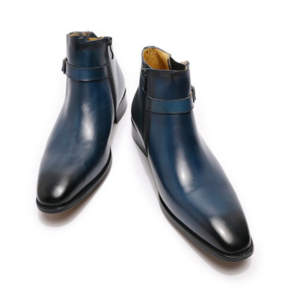 Funki Findz | Boots | Men's Genuine Leather Formal Dress Boots