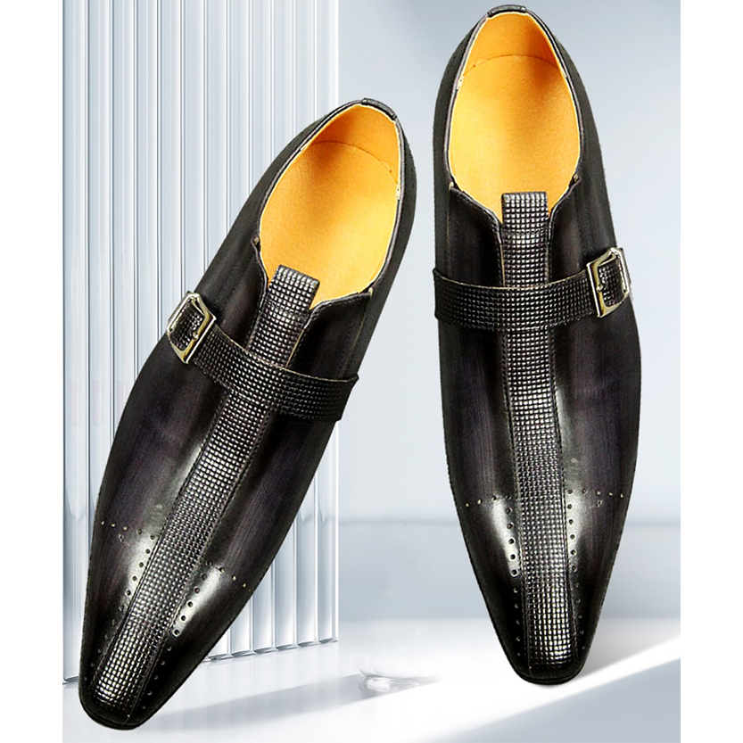 Funki Findz | Shoes | Men's Genuine Leather Formal Dress Shoe