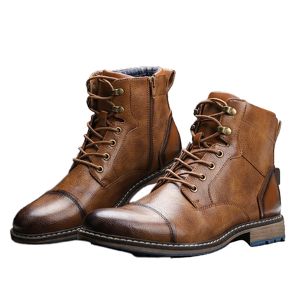 Funki Findz | Boots | Men's Leather Dress Boot | Retro Ankle Boot