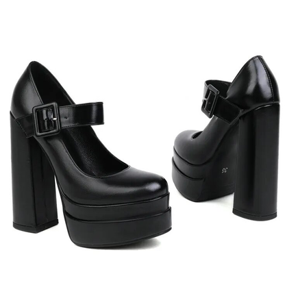 Funki Findz | Shoes | Women's High Heel Chunky Platform Shoes