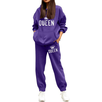Funki Findz | Activewear | Women's Queen Hooded Sweat Suit