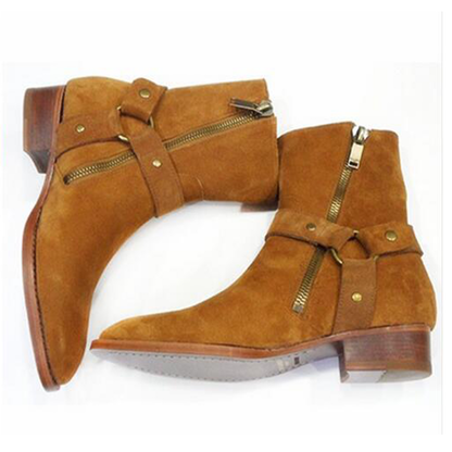 Funki Findz | Boots | Men's Vintage Chelsea Boots | Real Leather