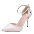Funki Findz | Shoes | Women's Fine Lace Crystal Wedding Shoes