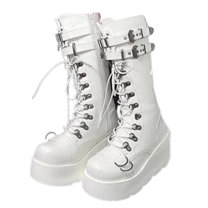 Funki Findz | Boots | Women's Gothic Platform Wedge Boots
