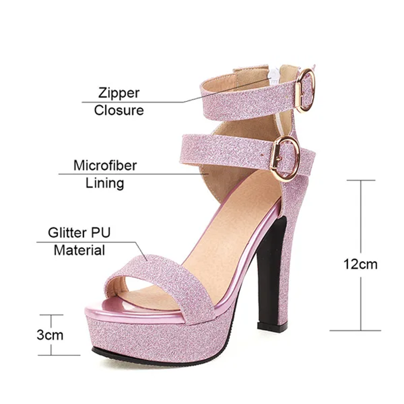 Funki Findz | Shoes | Women's Silver Gold High Gladiator Sandal
