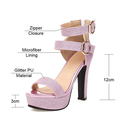 Funki Findz | Shoes | Women's Silver Gold High Gladiator Sandal