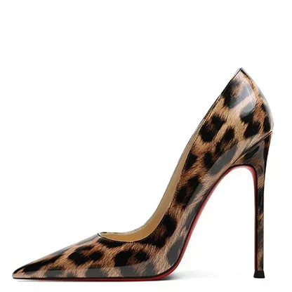 Funki Findz | Shoes | Women's Patent Leather Leopard Stilettos