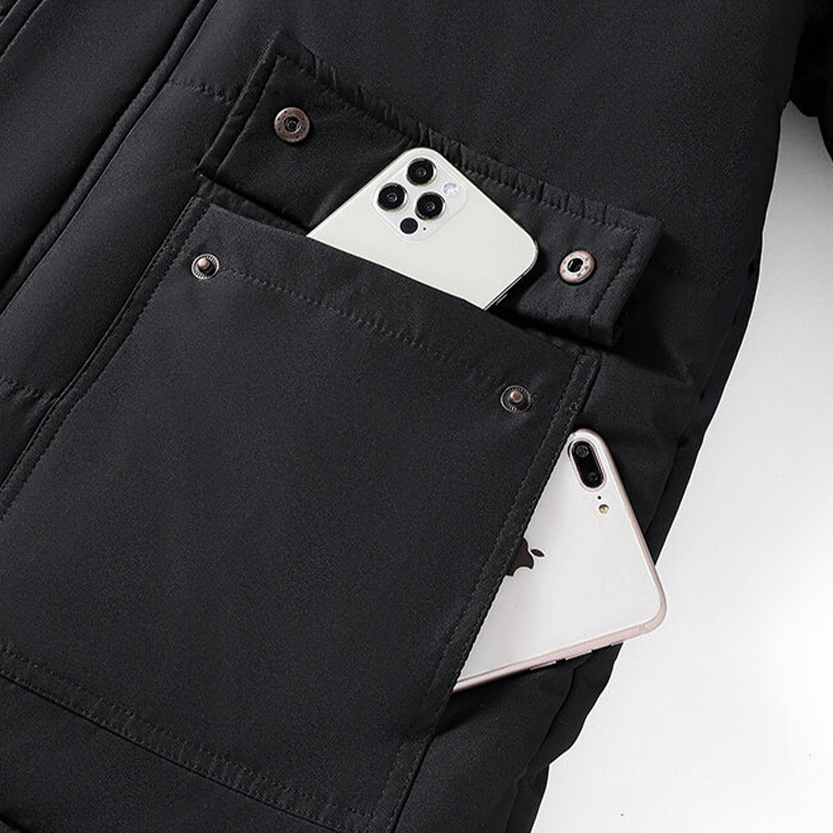 Funki Findz | Jackets | Men's Warm Winter Hooded Fleece Parka