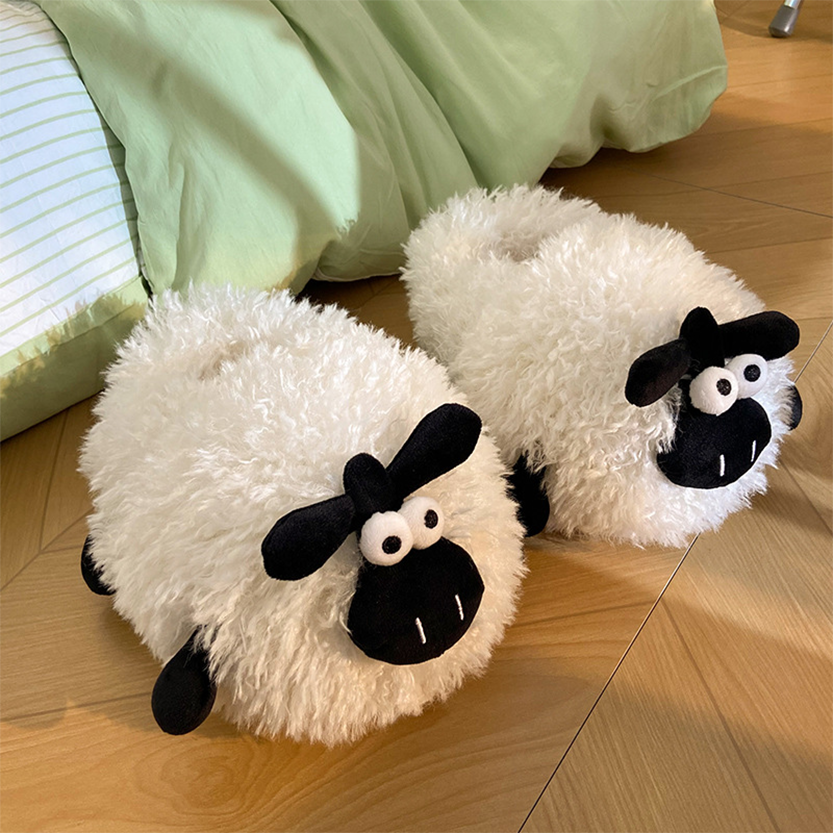 Funki Findz | Shoes | Unisex Cute Wide Eyed Sheep Slippers