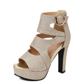Funki Findz | Shoes | Women's Glitter Gladiator Platform Sandals