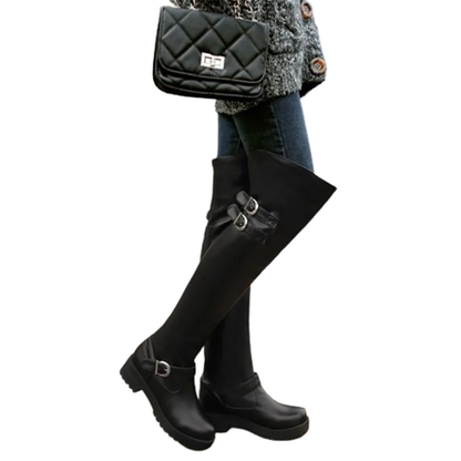 Funki Findz | Boots | Women's Winter Over Knee Flat Boots