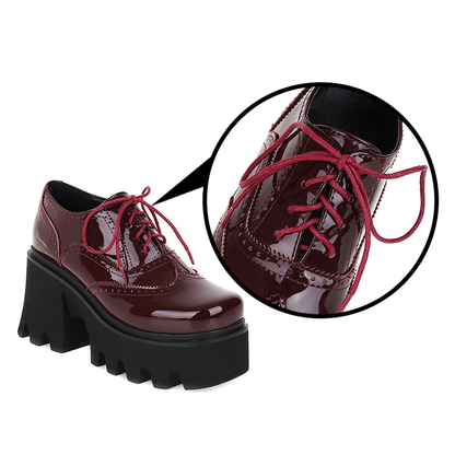 Funki Findz | Shoes | Women's British Walker Patent Platforms