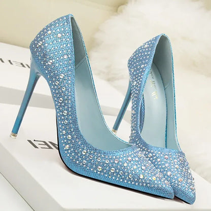 Funki Findz | Shoes | Women's Rhinestone Sparkly Prom Shoes