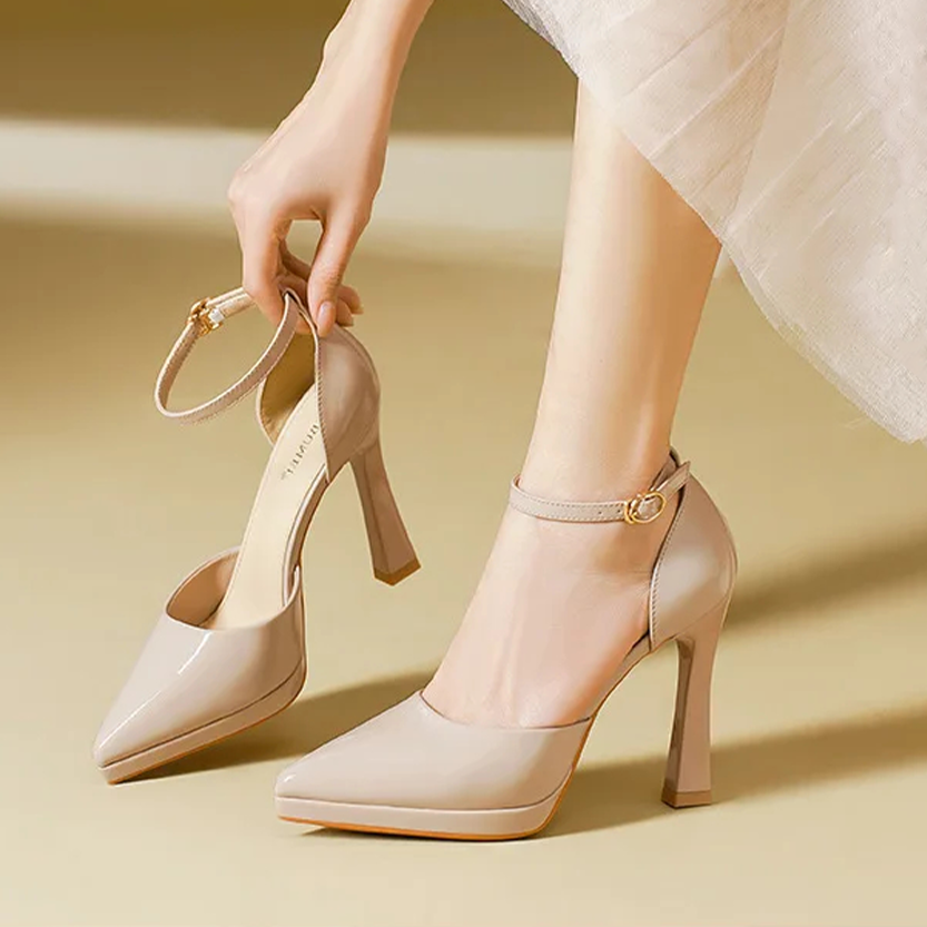 Funki Findz | Shoes | Women's Patent Leather Pointed Toe heels