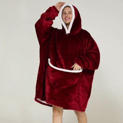 Funki Findz | Oodies | Unisex Soft Animal Print Hoodie Blanket