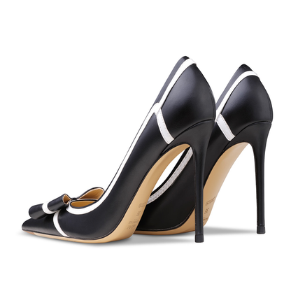 Funki Findz | Shoes | Women's Leather Butterfly-Knot Stilettos