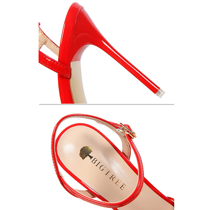 Funki Findz | Shoes | Women's Shiny Patent High Heel Slingback