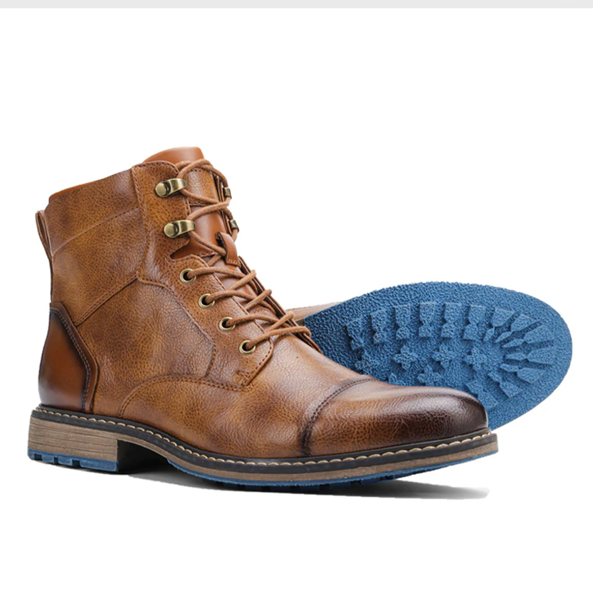 Funki Findz | Boots | Men's Leather Dress Boot | Retro Ankle Boot