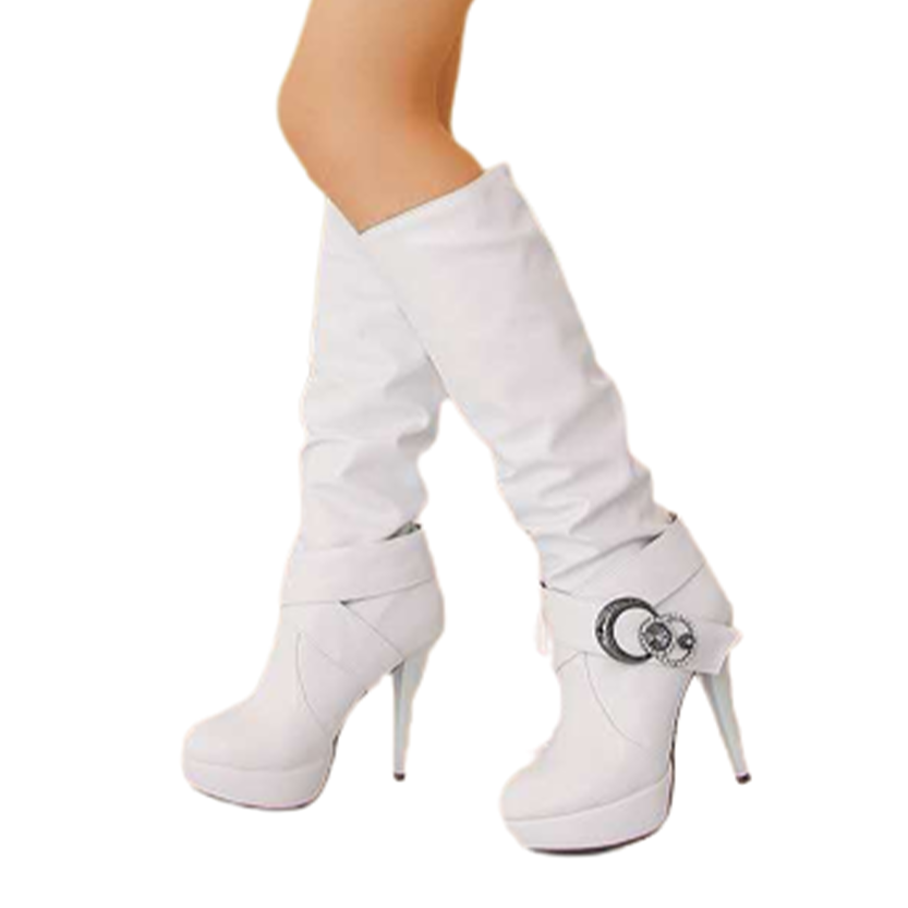 Funki Findz | Boots | Women's Knee High Platform Stiletto Boots