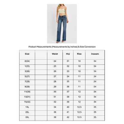 Funki Findz | Pants | Women's Risen Tummy Control High Rise Jeans