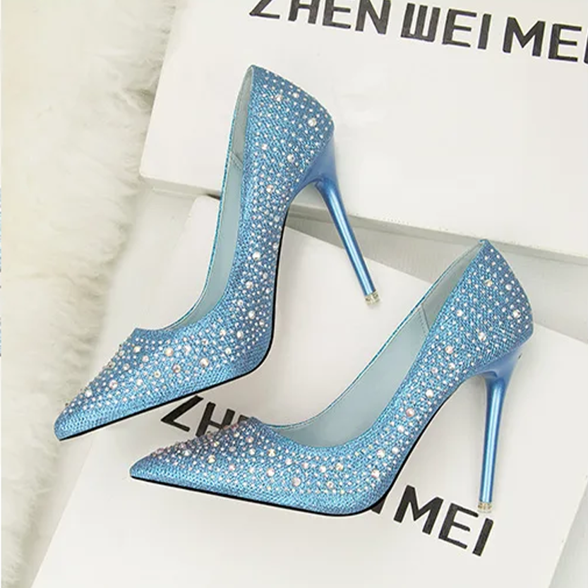 Funki Findz | Shoes | Women's Rhinestone Sparkly Prom Shoes
