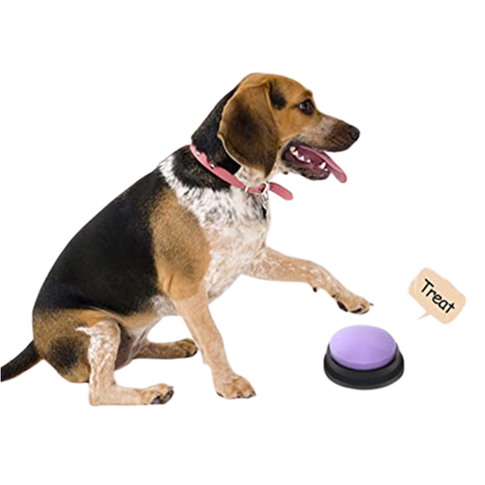 Funki Findz | Pet Toys | Recordable Button Learning Aid for Kids, Pets