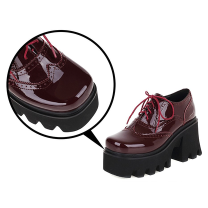 Funki Findz | Shoes | Women's British Walker Patent Platforms