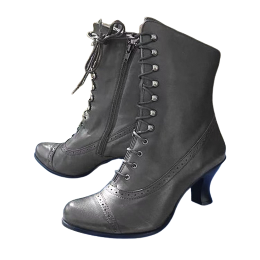 Funki Findz | Boots | Women's Steampunk Victorian Granny Boot