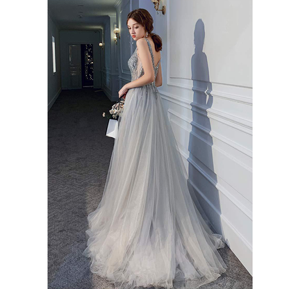 Funki Findz | Dresses | Women's Long Chiffon Tulle Prom Dress