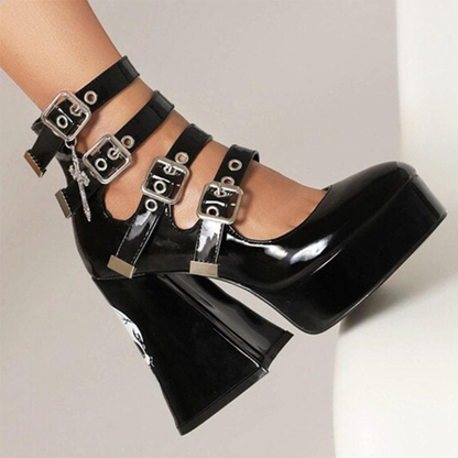 Funki Findz | Shoes | Women's Gothic Punk Mary Jane Platforms