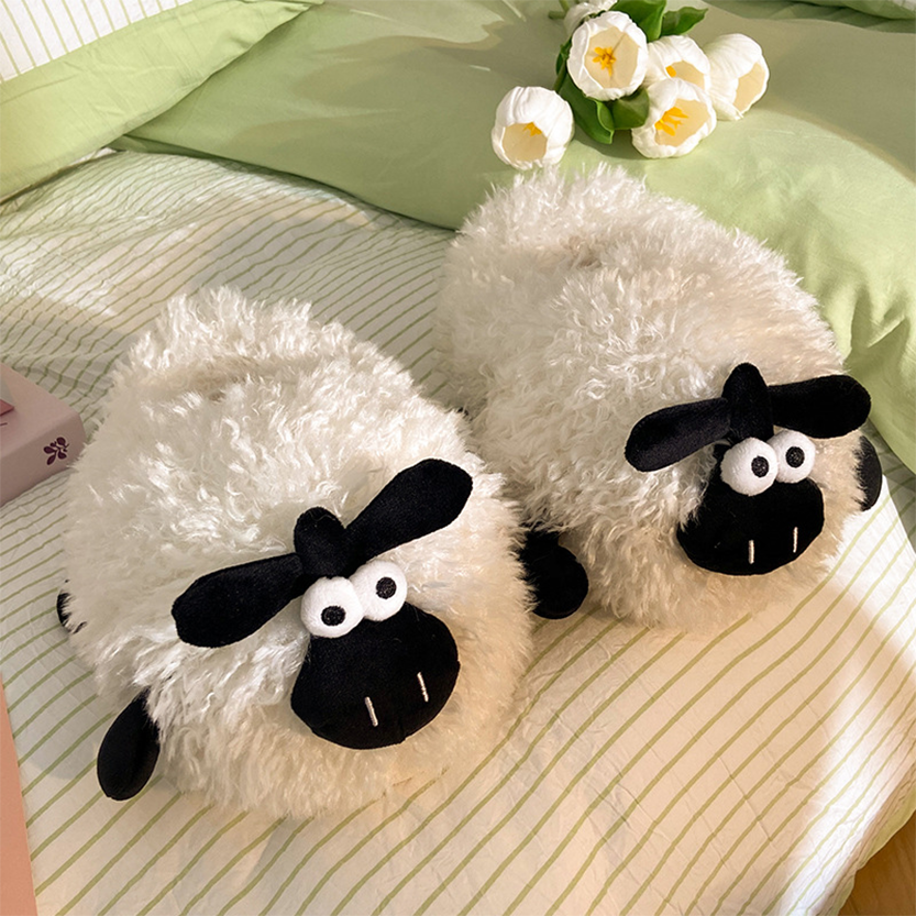 Funki Findz | Shoes | Unisex Cute Wide Eyed Sheep Slippers