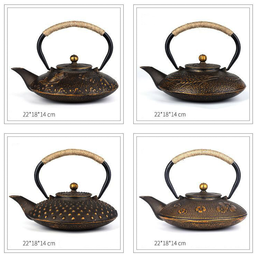 Funki Findz | Teapots | Cherry Blossoms Cast Iron Tea Kettle