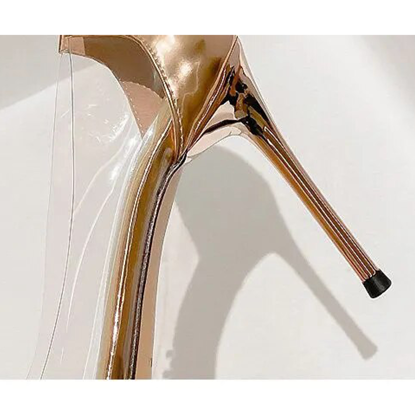 Funki Findz | Shoes | Women's Pointy Toe Clear Wedding Stiletto
