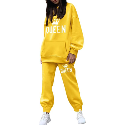 Funki Findz | Activewear | Women's Queen Hooded Sweat Suit