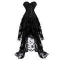 Funki Findz | Dresses | Women's Black Victorian Corset Dress