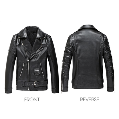Funki Findz | Jackets | Men's Stylish Faux Leather Biker Jacket