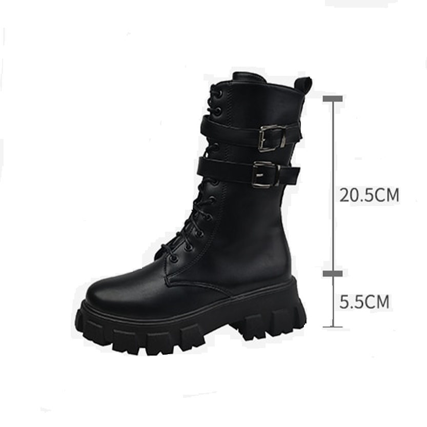 Funki Findz | Boots | Women's Chunky Motorcycle Punk Boots