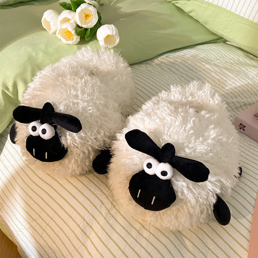 Funki Findz | Shoes | Unisex Cute Wide Eyed Sheep Slippers