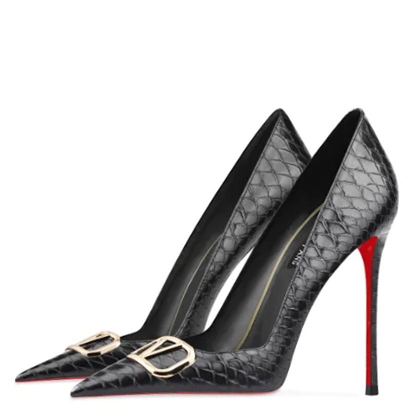 Funki Findz | Shoes | Women's Red Sole Buckled Stilettos