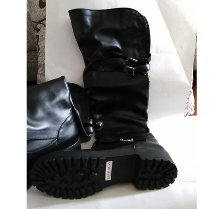 Funki Findz | Boots | Women's Winter Over Knee Flat Boots