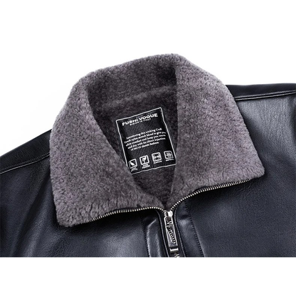 Funki Findz | Jackets | Men's Leather Fleece Lined Short Jackets