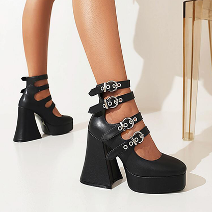 Funki Findz | Shoes | Women's Gothic Punk Mary Jane Platforms