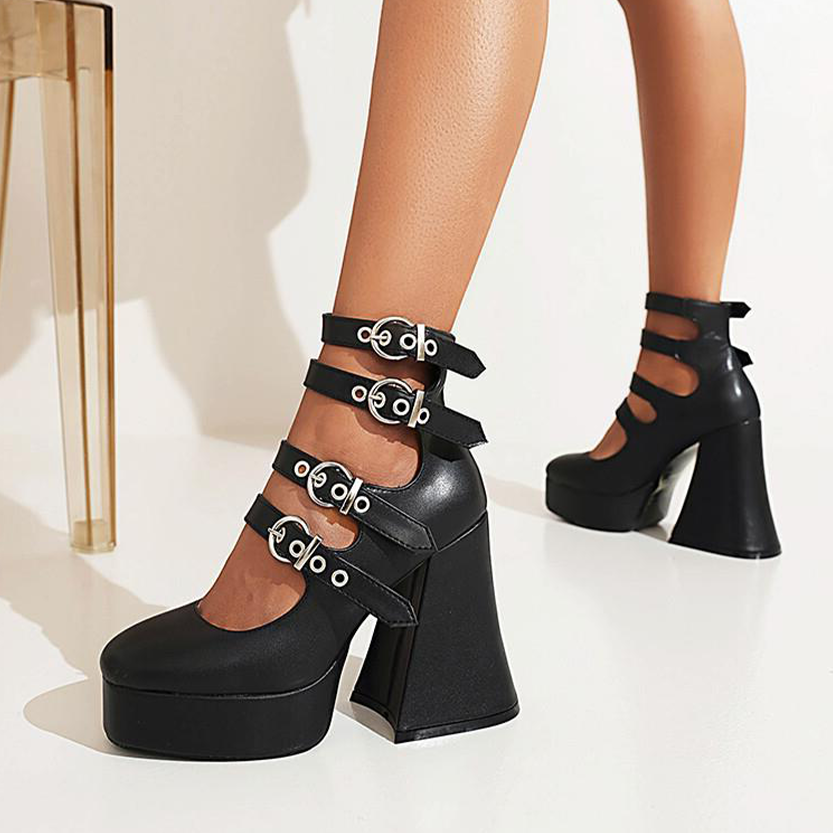 Funki Findz | Shoes | Women's Gothic Punk Mary Jane Platforms