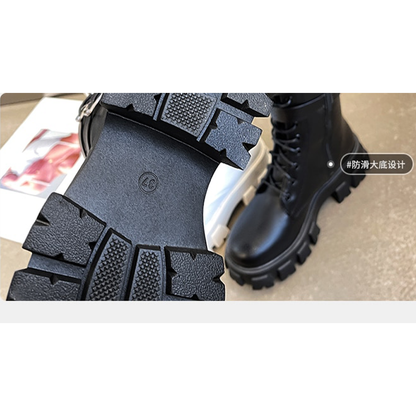 Funki Findz | Boots | Women's Chunky Motorcycle Punk Boots