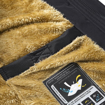 Funki Findz | Jackets | Men's Warm Winter Hooded Fleece Parka